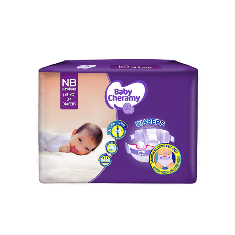 Baby Cheramy Baby Diapers – Newborn 24 - KidzCare