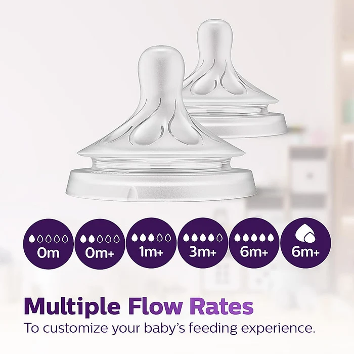 vent – Philips 6M+ Natural teat – Fast flow2