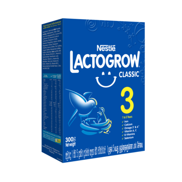 Nestle LACTOGROW Classic 3 - 1-5 years - KidzCare