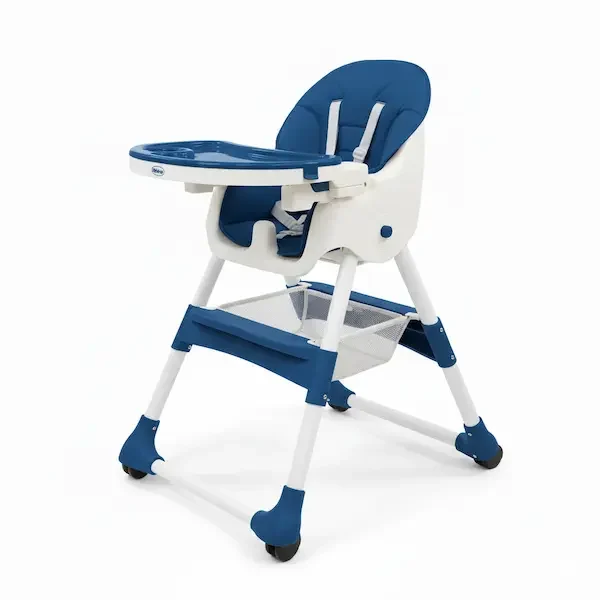 3in1 folding Feeding chair blue