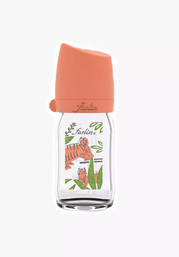 17 Wide neck Glass Feeder160ml-City Orange