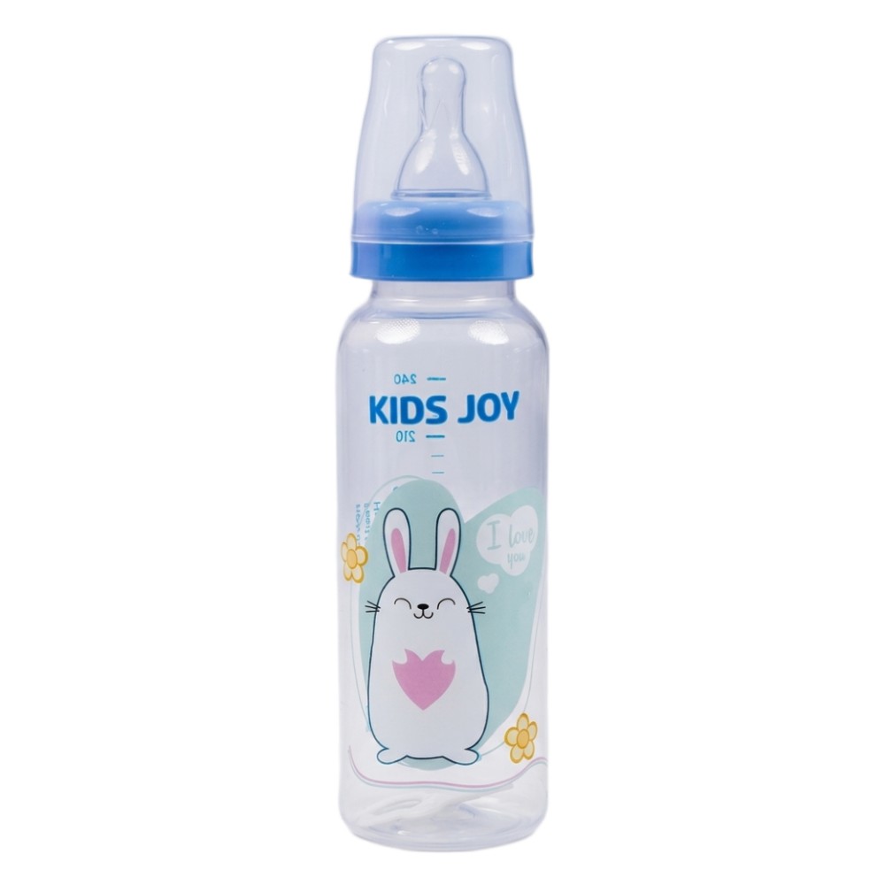 Kids Joy Plastic Feeding Bottle – 240ml