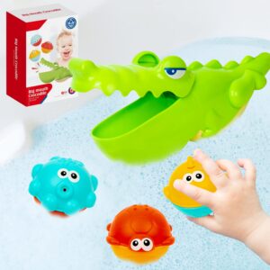 Huanger Big Mouth Crocodile Bath ToyL