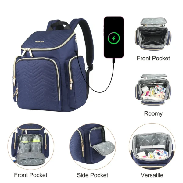 Georgia Baby Changing Backpack (CLD-BP146) - KidzCare