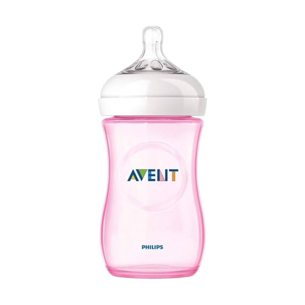 Philips_Avent_Natural_Response_Baby_bottle_in_pastel_pink