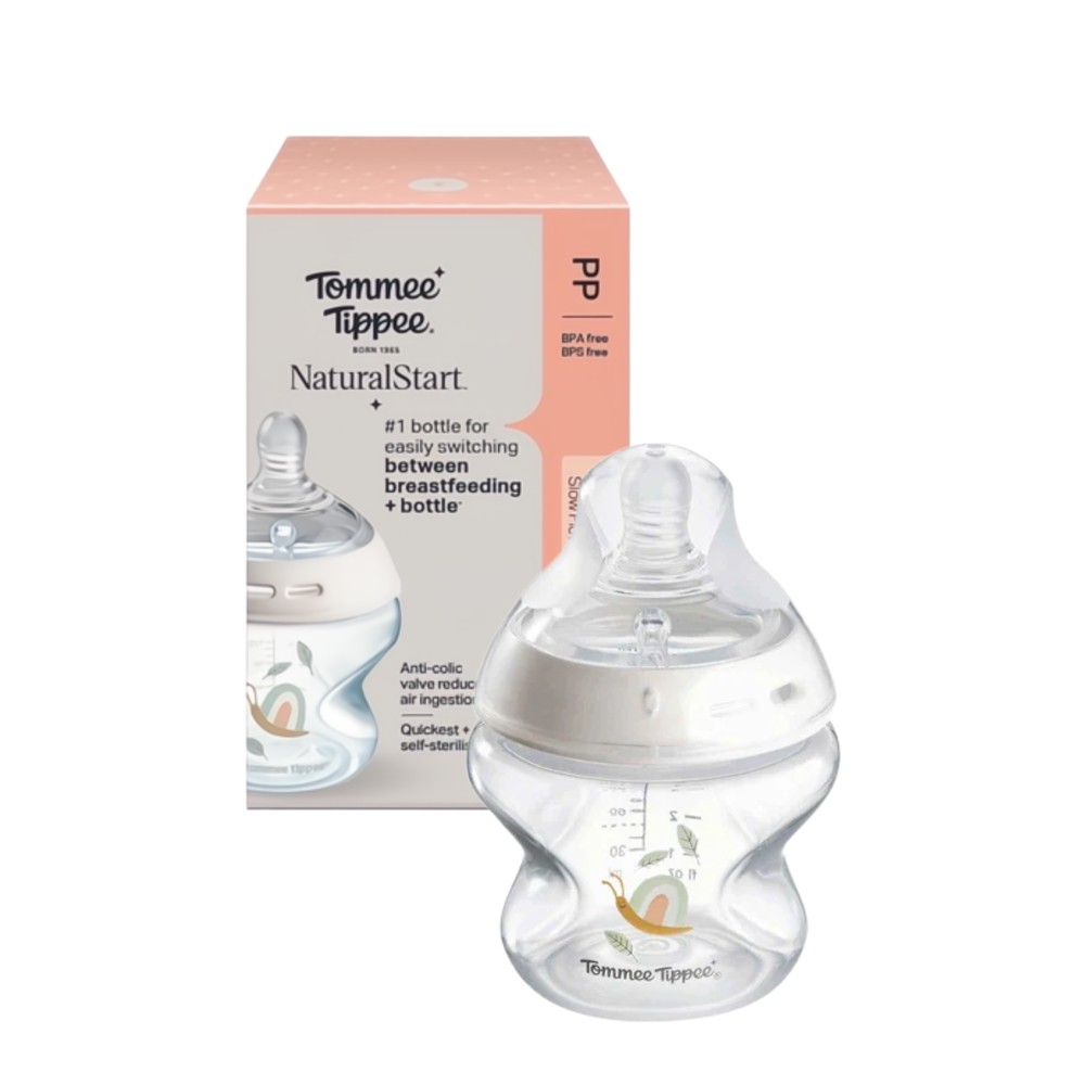 Tommee_Tippee_Snail_Decor_Natural_Start_Bottle_Slow_Flow_150ml