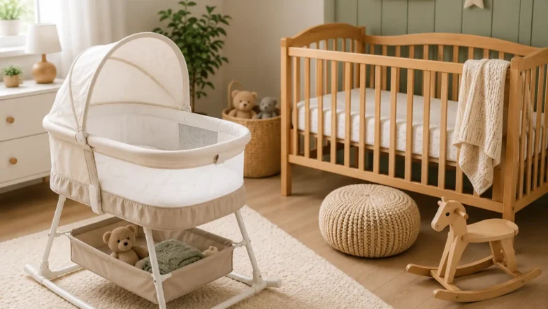 Bassinet vs Crib When Is Each Needed for Your Baby Featured Image