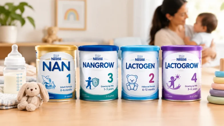 NAN, NANGROW, LACTOGEN & LACTOGROW Understanding Nestlé's Baby Milk Ranges Featured Image