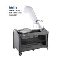 KIDILO BABY COT  WITH PLAY PEN  T-702L